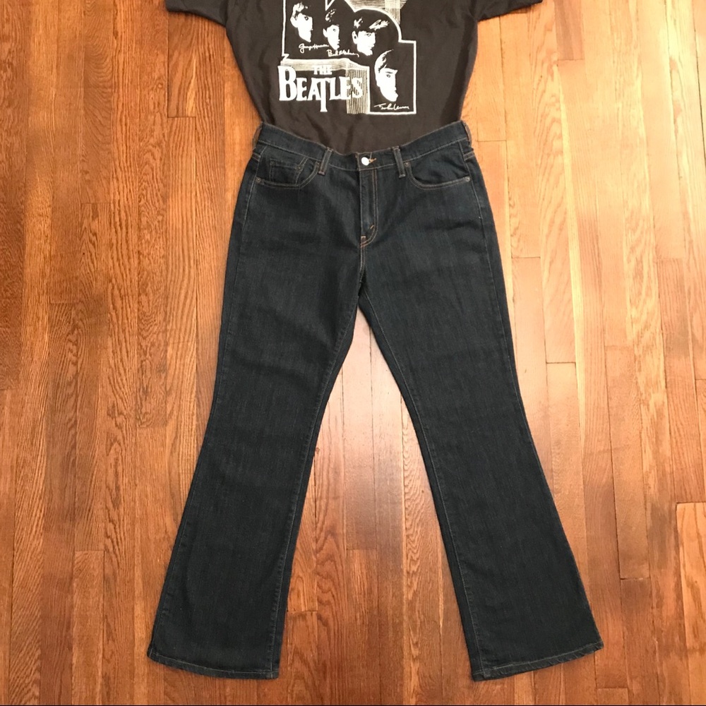 Women’s Levi’s Dark Wash Denim Boot Cut Jeans #690
